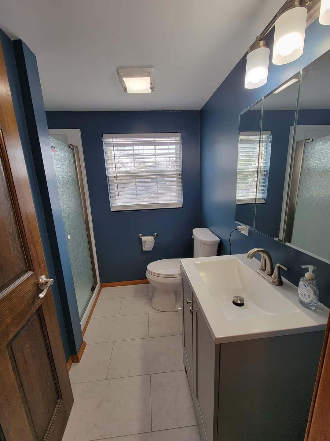 Finished bathroom update by Doug Does Anything